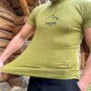 Kallys pánske merino tričko zelené s krátkym rukávom