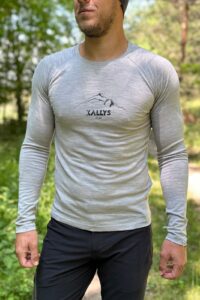 Kallys pánske merino tričko šedé summit