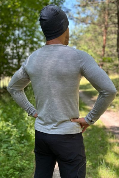 Kallys pánske merino tričko šedé summit